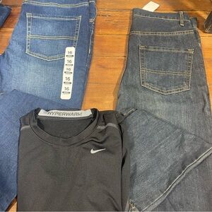 Place Kids Skinny Jeans in Blue and Dark Blue
